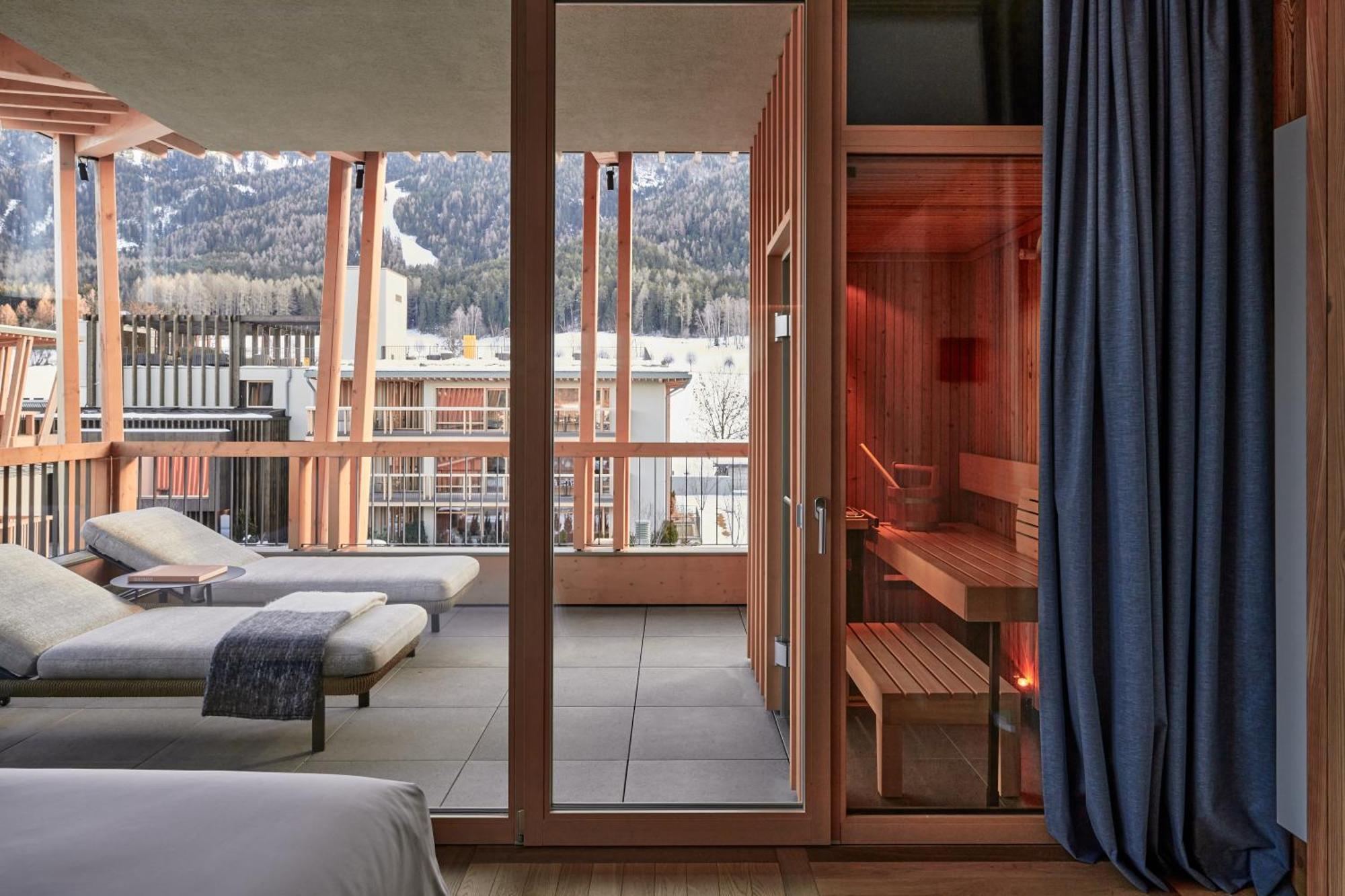 Falkensteiner Hotel Kronplatz - The Leading Hotels Of The World (Adults Only) Рісконе Екстер'єр фото Sauna